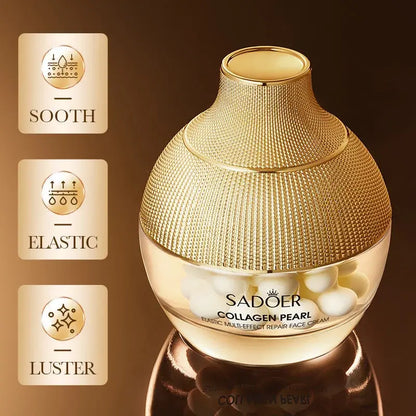 Crema Facial Reparadora Multiefecto Perla Elástica 70g – Hidratación, Regeneración y Luminosidad en un Solo Paso