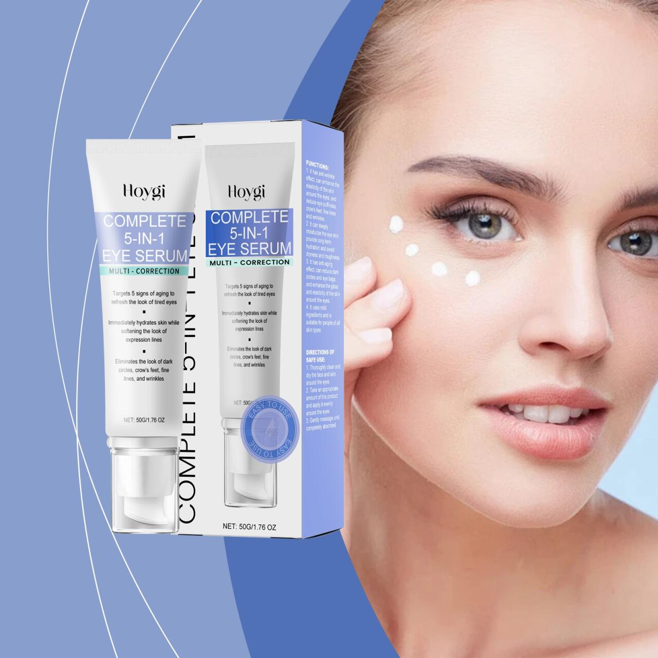 Sérum de Ojos 5 en 1 Multicorrección – Rejuvenece y Revitaliza tu Mirada